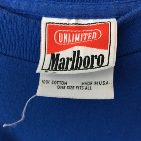 90s Vintage Marlboro Unlimited Graphic Tee Shirt L - Picture 5 of 8